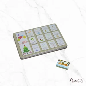 Silver Memory – метална фирмена бонбониера с брандиран шоколад