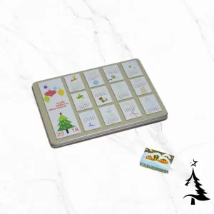 Silver Memory – метална фирмена бонбониера с брандиран шоколад