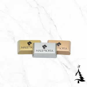 Шоколадово кюлче Mini Bar е брандиран подарък, оформен като златно кюлче и поставен в елегантна кутия