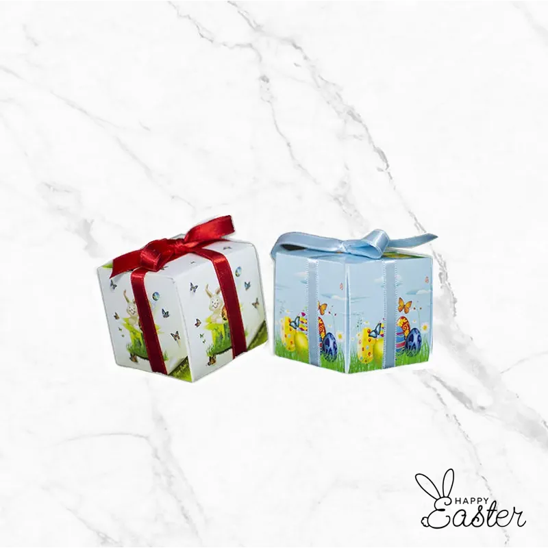Easter Gift – празнична кутия с шоколадови яйца и панделка