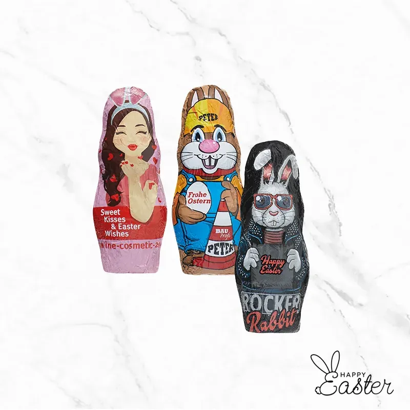 Тематичен великденски комплект с сладки изделия и подаръчни продукти