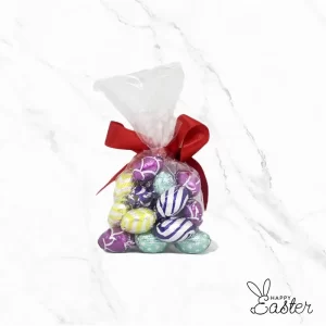 Празнично пакетче с шоколадови яйца за корпоративен подарък