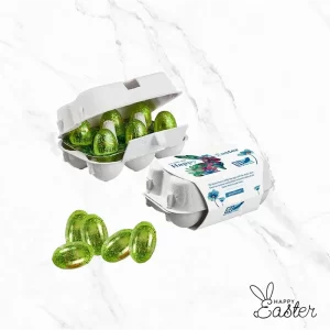 Хартиена кутия с великденски дизайн Шоколадови яйца Ferrero Küsschen